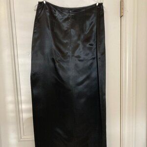 Jessica McClintock full length pencil skirt with slit